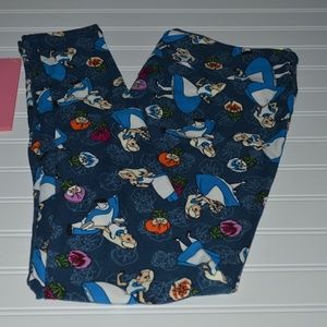 LuLaRoe Disney TC Alice in Wonderland Leggings